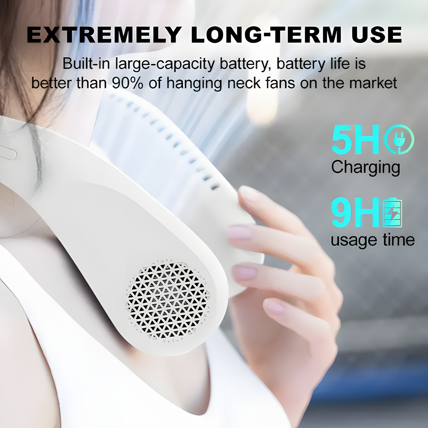 Portable & Rechargeable Neck Fan