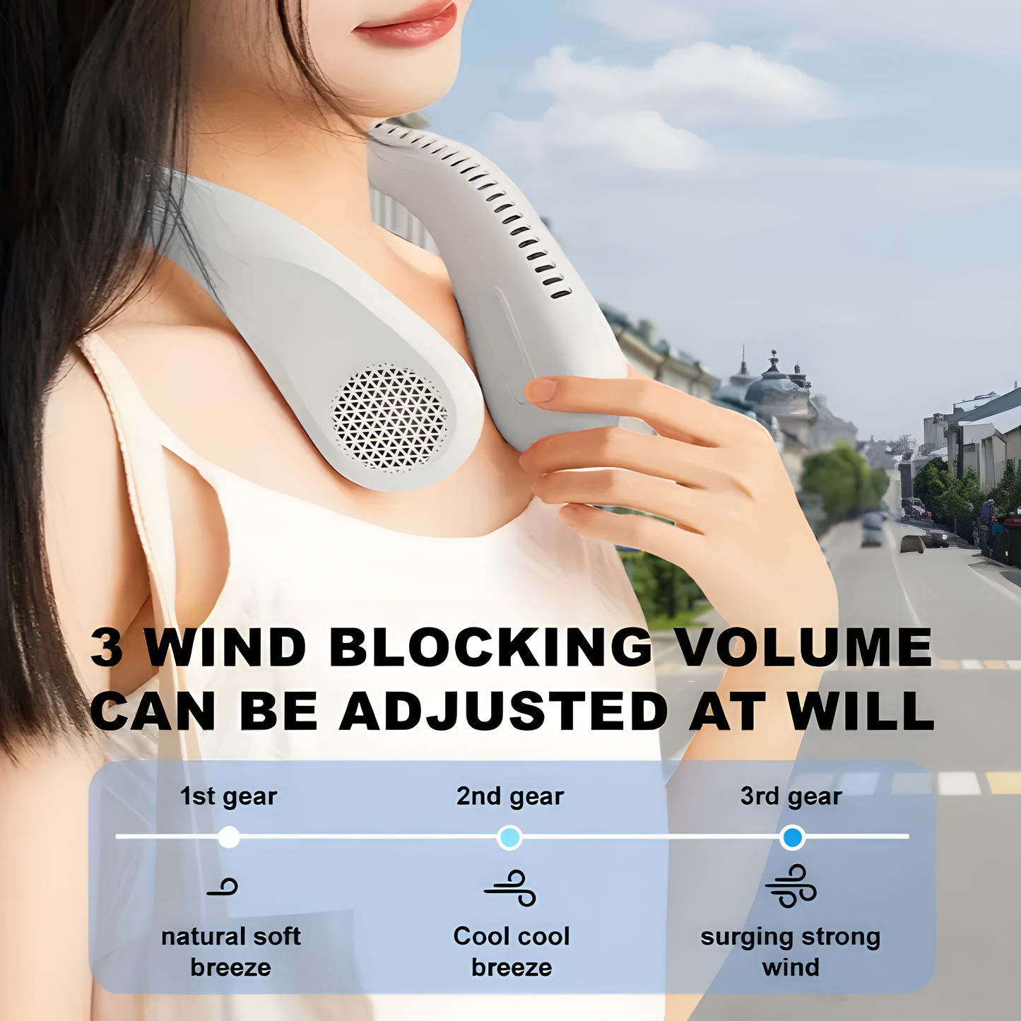 Portable & Rechargeable Neck Fan